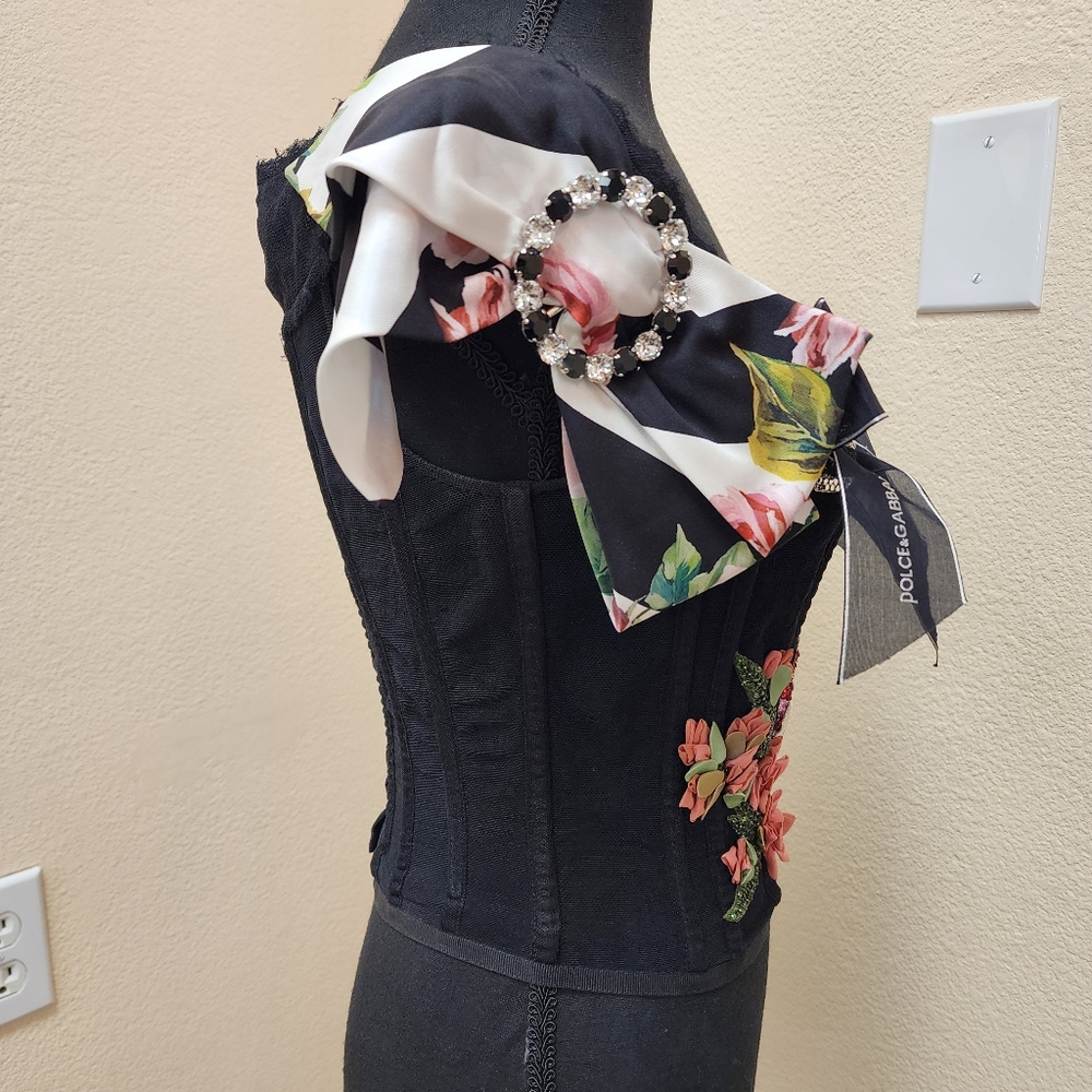 Dolce & Gabbana Sacred Heart Bustier Top - Picture 5 of 17